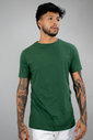 T-shirt Tradicional Masculina Verde Musgo Luxo Urbano T-shirt Tradicional Masculina Verde Musgo Luxo Urbano