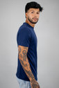 T-shirt Tradicional Masculina Marinho Luxo Urbano