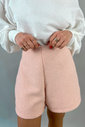 Shorts Tweed Tati Rosa Luxo Urbano