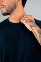 T-shirt Técnologica Masculina em Modal Preta Luxo Urbano