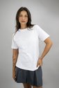 T-shirt Tradicional Lisa Branca Luxo Urbano T-shirt Tradicional Lisa Branca Luxo Urbano