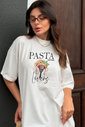T-shirt Oversized Pasta Lovers Luxo Urbano