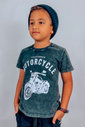 Camiseta Infantil Menino Motorcycle Luxo Urbano