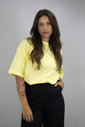 T-shirt Oversized Lisa Amarelo Luxo Urbano