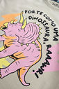 VESTIDO MOLETINHO DINOSSAURA