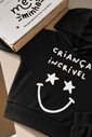 CASACO UNISSEX MOLETINHO CRIANÇA INCRÍVEL