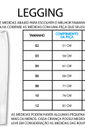 LEGGING UNISSEX AZUL BÁSICA