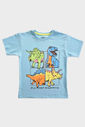 CAMISETA UNISSEX AZUL DINO RAWDICAL