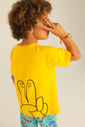 CAMISETA UNISSEX EBA AMARELO