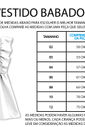 VESTIDO BABADOS GIZ DE CERA
