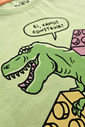 CAMISETA UNISSEX VERDE DINO LEGOSSAURO
