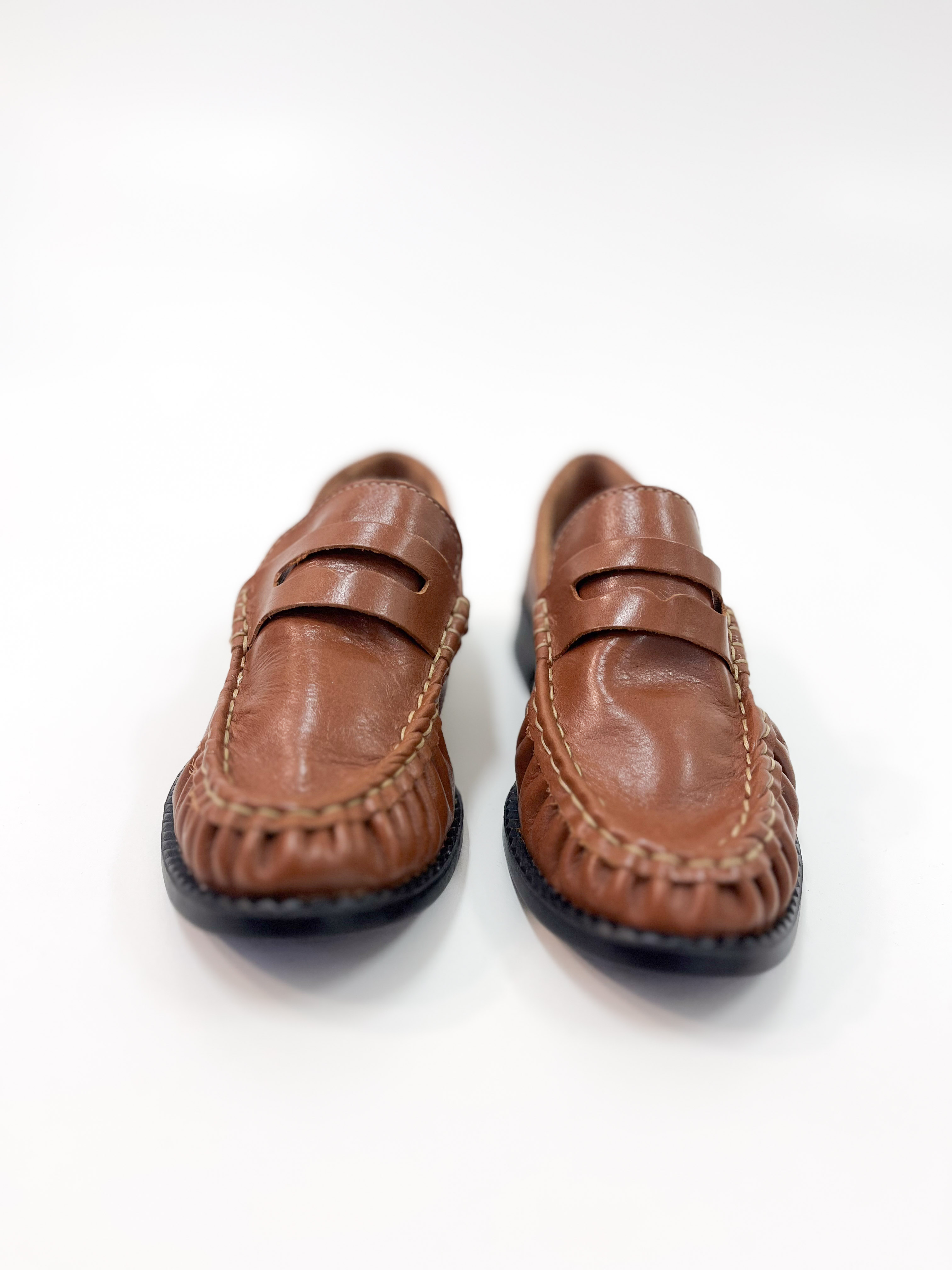 Micheli - Mocassim em Couro Cognac com Detalhe Vazado Micheli - Mocassim em Couro Cognac com Detalhe Vazado