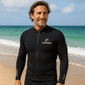Jaqueta Neoprene Fundive 1,5 mm Zíper Frontal Jaqueta Neoprene Fundive 1,5 mm Zíper Frontal