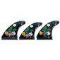 Quilhas Croa Fiber Pro Futures - Medium Flowers Quilhas Croa Fiber Pro Futures - Medium Flowers