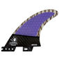 Quilhas Banana Wax Fibra de Carbono FCS2 Medium Roxo Quilhas Banana Wax Fibra de Carbono FCS2 Medium Roxo