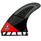 Quilhas Banana Wax Fibra de Carbono Futures Large Vermelho Quilhas Banana Wax Fibra de Carbono Futures Large Vermelho