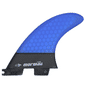 Quilhas Mormaii Hybrid Small Azul - Encaixe FCS II Quilhas Mormaii Hybrid Small Azul - Encaixe FCS II