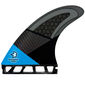 Quilhas Banana Wax Fibra de Carbono Futures Medium Azul Quilhas Banana Wax Fibra de Carbono Futures Medium Azul