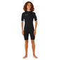 Short John Rip Curl Manga Curta Trad 2 mm Back Zip Infantil Juvenil