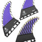 Quilhas Banana Wax Fibra de Carbono Futures Medium Roxo Quilhas Banana Wax Fibra de Carbono Futures Medium Roxo