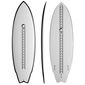 Prancha Concept Svelge Twin 6'2 EPS/Epoxi - 36L Prancha Concept Svelge Twin 6'2 EPS/Epoxi - 36L