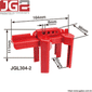 Dispositivo de bloqueio JG2 plástico ajustável para válvula tipo esfera de 1" a 5"  JGL304-2 Dispositivo de bloqueio JG2 plástico ajustável para válvula tipo esfera de 1" a 5"  JGL304-2