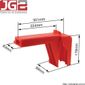 Dispositivo de bloqueio JG2 plástico ajustável para válvula tipo esfera de 2" a 8" JGL304-4 Dispositivo de bloqueio JG2 plástico ajustável para válvula tipo esfera de 2" a 8" JGL304-4
