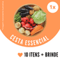 Cesta Orgânica ESSENCIAL - 10 ITENS + BRINDE Cesta Orgânica ESSENCIAL - 10 ITENS + BRINDE