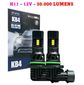 ISO14KB4H11 12V - KIT LAMPADA LED MINI KB4 H11 30000LM 6500K 12V (EMB. COM 02 PECAS - VALOR DO PAR) - KIT