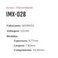 EE-IMX-028-12/24V - ESCOVA ELETRO VENT. IMOBRAS 12/ 24V ELETROVENTILADOR - JG EE-IMX-028-12/24V - ESCOVA ELETRO VENT. IMOBRAS 12/ 24V ELETROVENTILADOR - JG