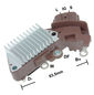 GA0865 14V - REG. VOLT. 14V NIPONDENSO/ TOYOTA CAMRY/ TOYOTA RAV4/ LIFAN X60  - SIST. CONVENCIONAL - CAMPO POSITIVO - PC