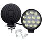 ISO14FR3914 12/24V - FAROL LED REDONDO 42W 14 LEDS 11.2X2.5CM (EMB. COM 02 PC - VALOR DO PAR) - KIT