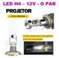ISO14LFKB3 H4 12V - KIT LAMPADA FAROL LED KB3-H4 12V - 4000LM- CHIP CSP SUPER CANBUS (EMB. COM 02 PC- VALOR DO PAR) - KIT