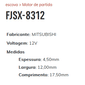 EP-FJSX-8312 - ESCOVA PARTIDA MITSUBISHI L200/ L300/ PAJERO 12V 4.5 X 12 X 17.5 MM ( A-156/A-155) - JG EP-FJSX-8312 - ESCOVA PARTIDA MITSUBISHI L200/ L300/ PAJERO 12V 4.5 X 12 X 17.5 MM ( A-156/A-155) - JG