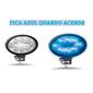 ISO14F6900 AZ 12/24V - FAROL LED OVAL AZUL 12/24V COM 8 LEDS (EMB. COM 01 PC - VALOR UNITARIO) - PC