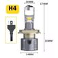 ISO14LFKB3 H4 12V - KIT LAMPADA FAROL LED KB3-H4 12V - 4000LM- CHIP CSP SUPER CANBUS (EMB. COM 02 PC- VALOR DO PAR) - KIT