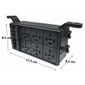 ISO10CX005 - CAIXA PARA 11 FUSIVEIS DE LAMINA E 6 RELES - USO UNIVERSAL (EMB. COM 01 PECA - VALOR UNITARIO) - PC ISO10CX005 - CAIXA PARA 11 FUSIVEIS DE LAMINA E 6 RELES - USO UNIVERSAL (EMB. COM 01 PECA - VALOR UNITARIO) - PC