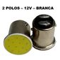 ISO14LLCOB 02 12V - LAMPADA 1157 - R5W COB PLANA 3W 12V 2 POLOS (EMB. 01 PC- VALOR UNITARIO) - PC ISO14LLCOB 02 12V - LAMPADA 1157 - R5W COB PLANA 3W 12V 2 POLOS (EMB. 01 PC- VALOR UNITARIO) - PC