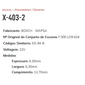 EA-X-403-2 - ESCOVA ALTERNADOR CORCEL - SEM SOLDA - 6,30 X 6,30 X 12,70 MM - JG