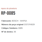 RP-0085 - REPARO PLANETARIA BOSCH 36 DENTES/ AMAROK/ NISSAN/ S10/ BLAZER/ GM/ RENAUT - KIT