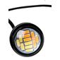 ISO17L1001 BC/AM 12V - LED MINI REDONDO DUAL COLOR BCO/AMBAR 12V 22MM 18W - PC
