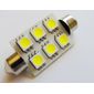 ISO6LTP39MM 12V - LAMPADA TORPEDO 39MM 12 LED 12V (EMB. COM 1 PECA- VALOR UNITARIO) - PC
