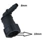 ISO1905625 - CONECTOR 90 GRAU - FILTRO COMBUSTIVEL AMAROK DIESEL - MEDIDA 10X08 (EMB. COM 01 PECA - VALOR UNITARIO) - PC