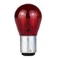 ISO26L5.008 12V - LAMPADA HALOGENA 21/5W 12V 2 POLOS PY VERMELHA BAW15D (EMB. COM 10 PECAS - VALOR UNITARIO) - PC