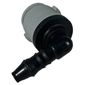 ISO1905082 - CONECTOR PARA TUBOS DE COMBUSTIVEL 90 GRAUS- CINZA- FIAT (EMB. COM 01 PECA - VALOR UNITARIO) - PC