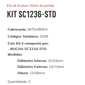 KIT SC1236-STD - KIT BUCHA PARTIDA L-200/ PAGERO C/ ROLAMENTO/ ESTE KIT É COMPOSTO POR: 2 - BUCHA SC2210-STD/ 1 - BUCHA SC2211-STD/ 1 - BUCHA ROLAMENTO REF. 629-2RS - KIT KIT SC1236-STD - KIT BUCHA PARTIDA L-200/ PAGERO C/ ROLAMENTO/ ESTE KIT É COMPOSTO POR: 2 - BUCHA SC2210-STD/ 1 - BUCHA SC2211-STD/ 1 - BUCHA ROLAMENTO REF. 629-2RS - KIT