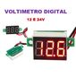 ISO6PD631 12-24V - VOLTIMETRO LED VERMELHO DIGITAL RETANGULAR VDC DE 2 FIOS 4,5V - 30V (EMB. COM 1 PECA- VALOR UNITARIO) - PC ISO6PD631 12-24V - VOLTIMETRO LED VERMELHO DIGITAL RETANGULAR VDC DE 2 FIOS 4,5V - 30V (EMB. COM 1 PECA- VALOR UNITARIO) - PC