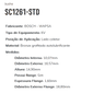 SC1261-STD - BUCHA PARTIDA BLAZER/ F-1000/ F250/ DUCATO/ SPRINTER - PC