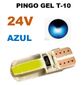 ISO14LPG 2821 AZ 24V - LAMPADA LED T-10  AZUL 24V / 2821 (EMB. 01 PC- VALOR UNITARIO) - PC