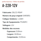 A-228-12V - PORTA ESCOVA PARTIDA BLAZER/ S-10 4.3L V6 VORTEC/ CAMARO 3.8L - PC